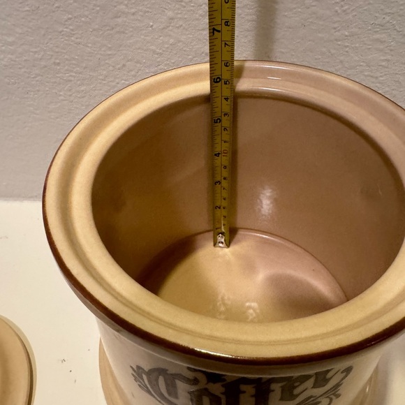 Vintage Village Pattern Pfaltzgraff Coffee Canister - Picture 10 of 11